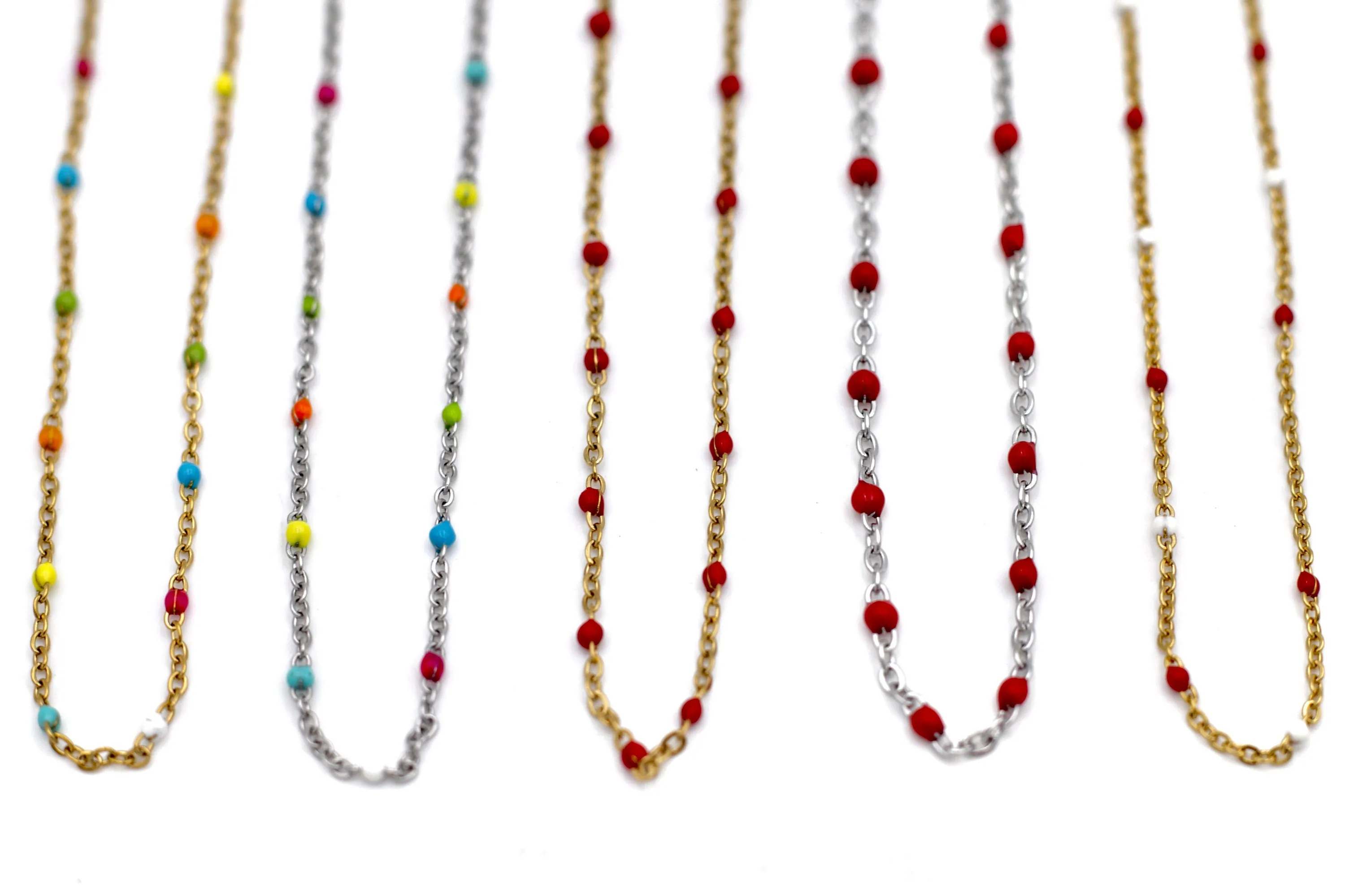 Colorful Enamel Necklace