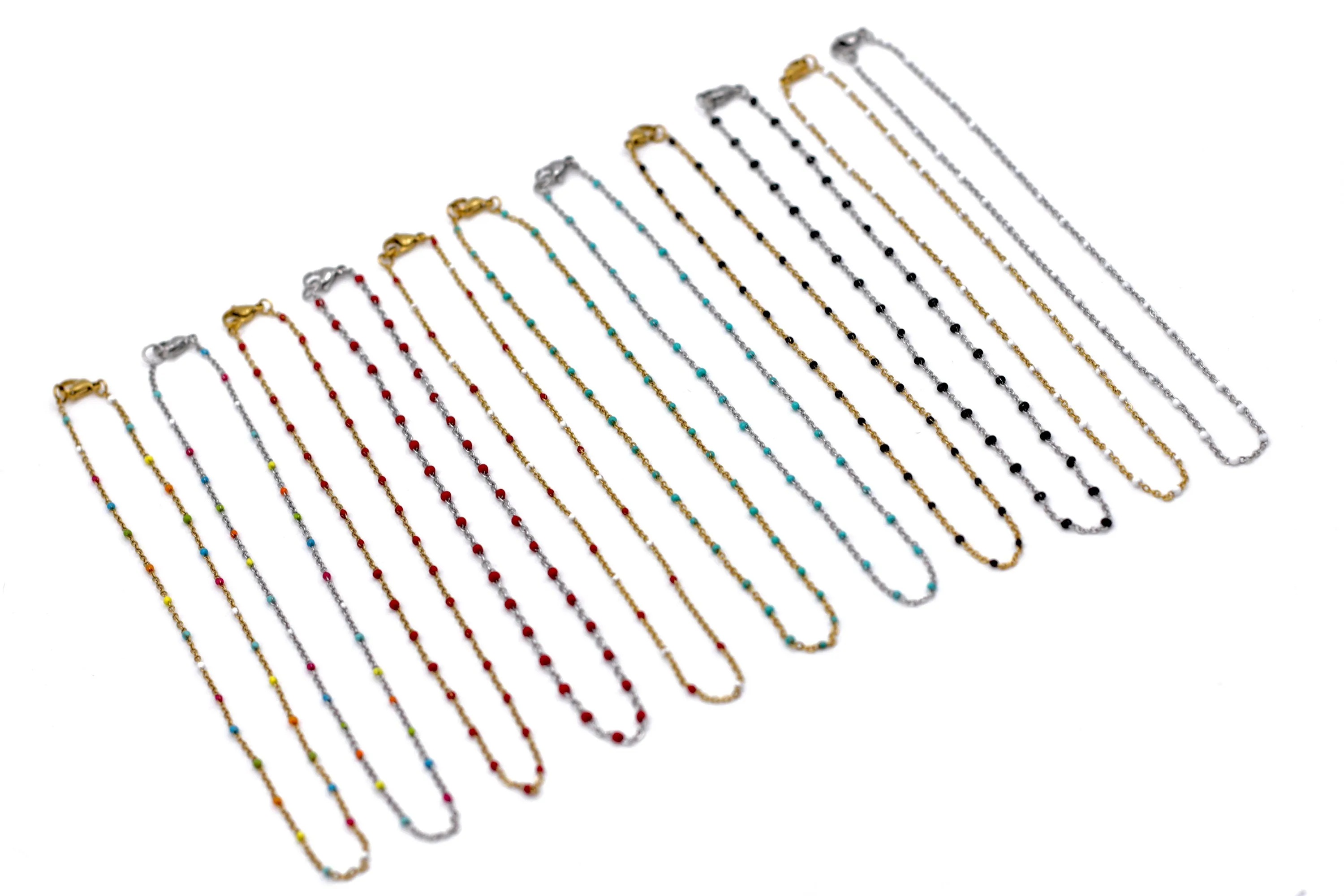 Colorful Enamel Necklace