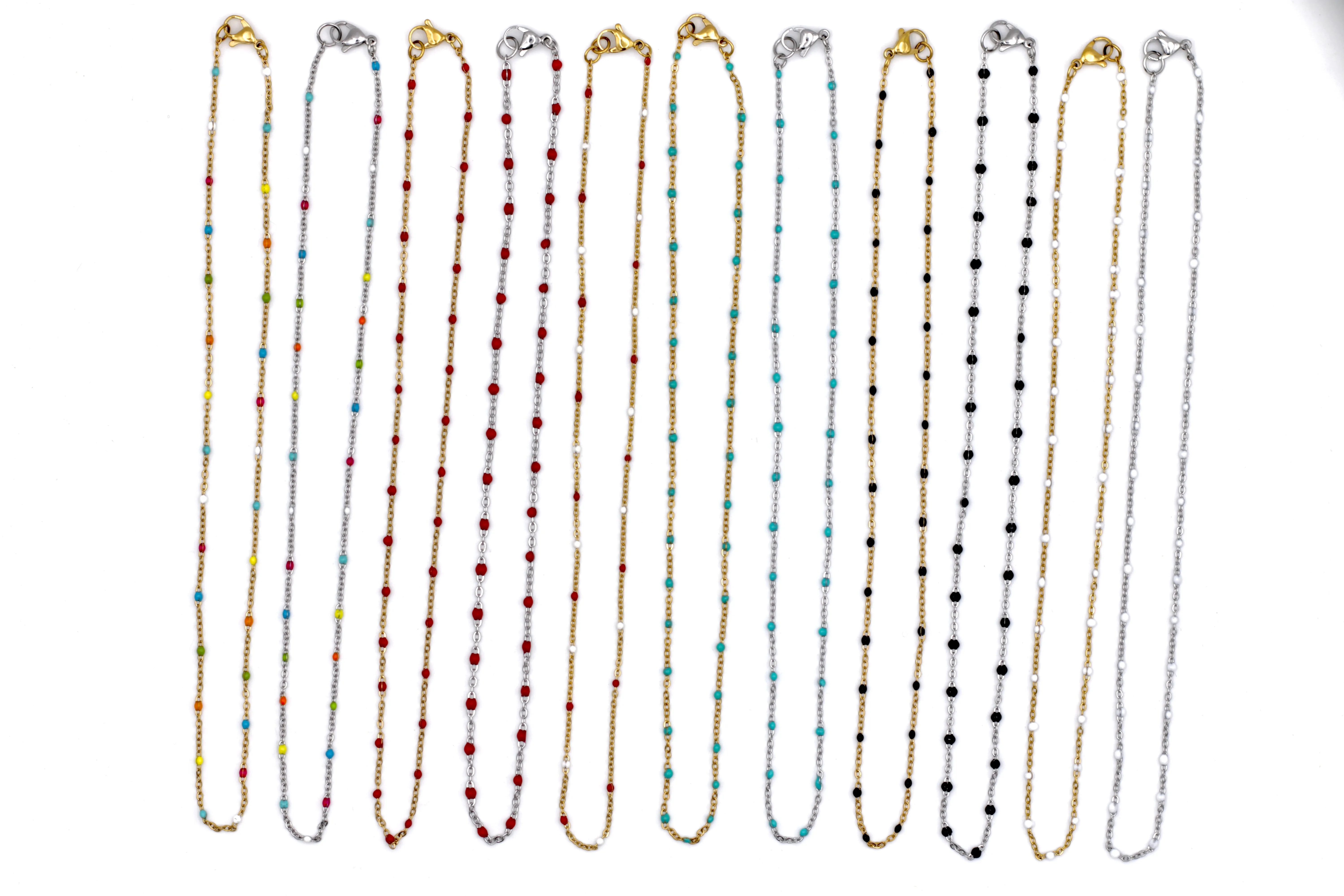Colorful Enamel Necklace