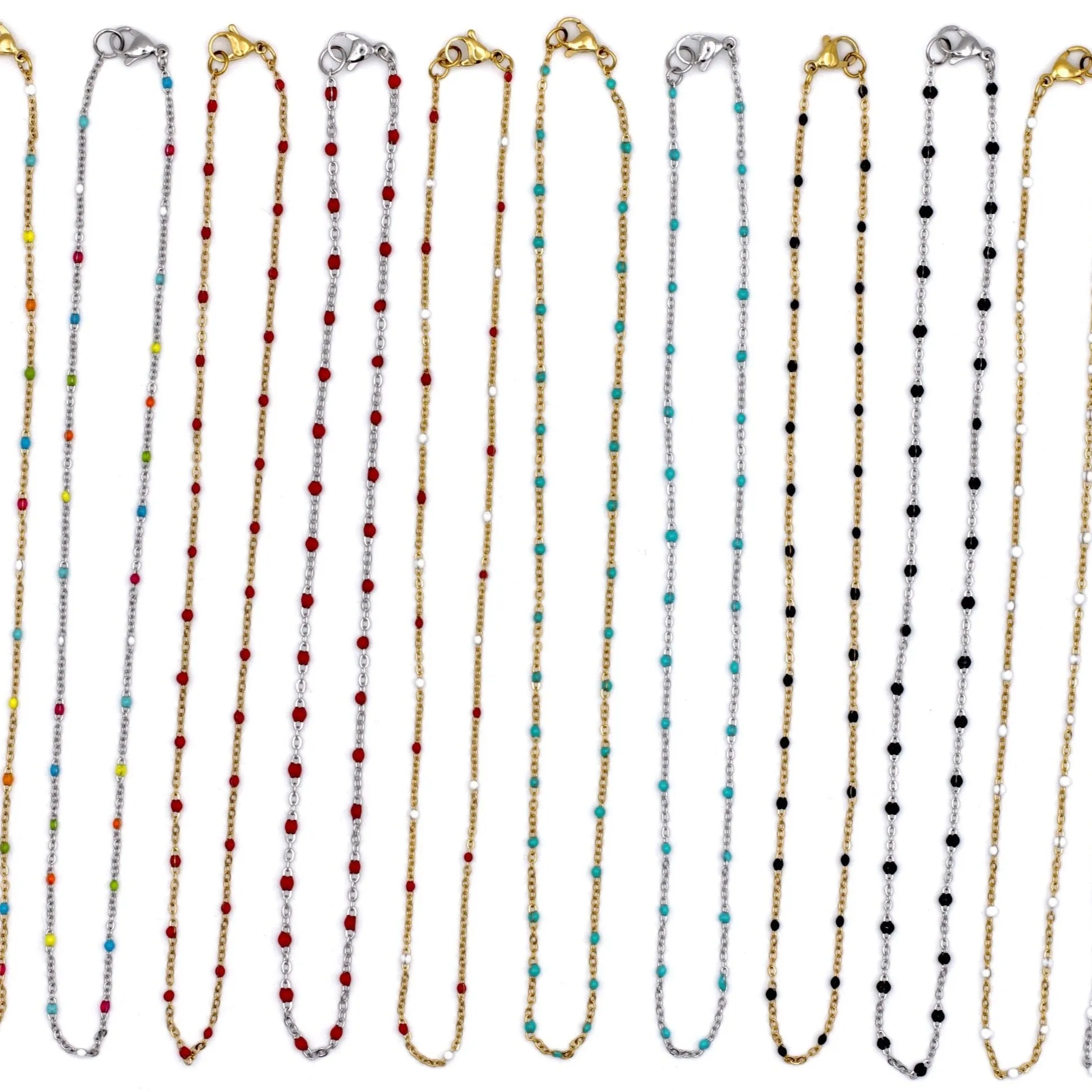 Colorful Enamel Necklace
