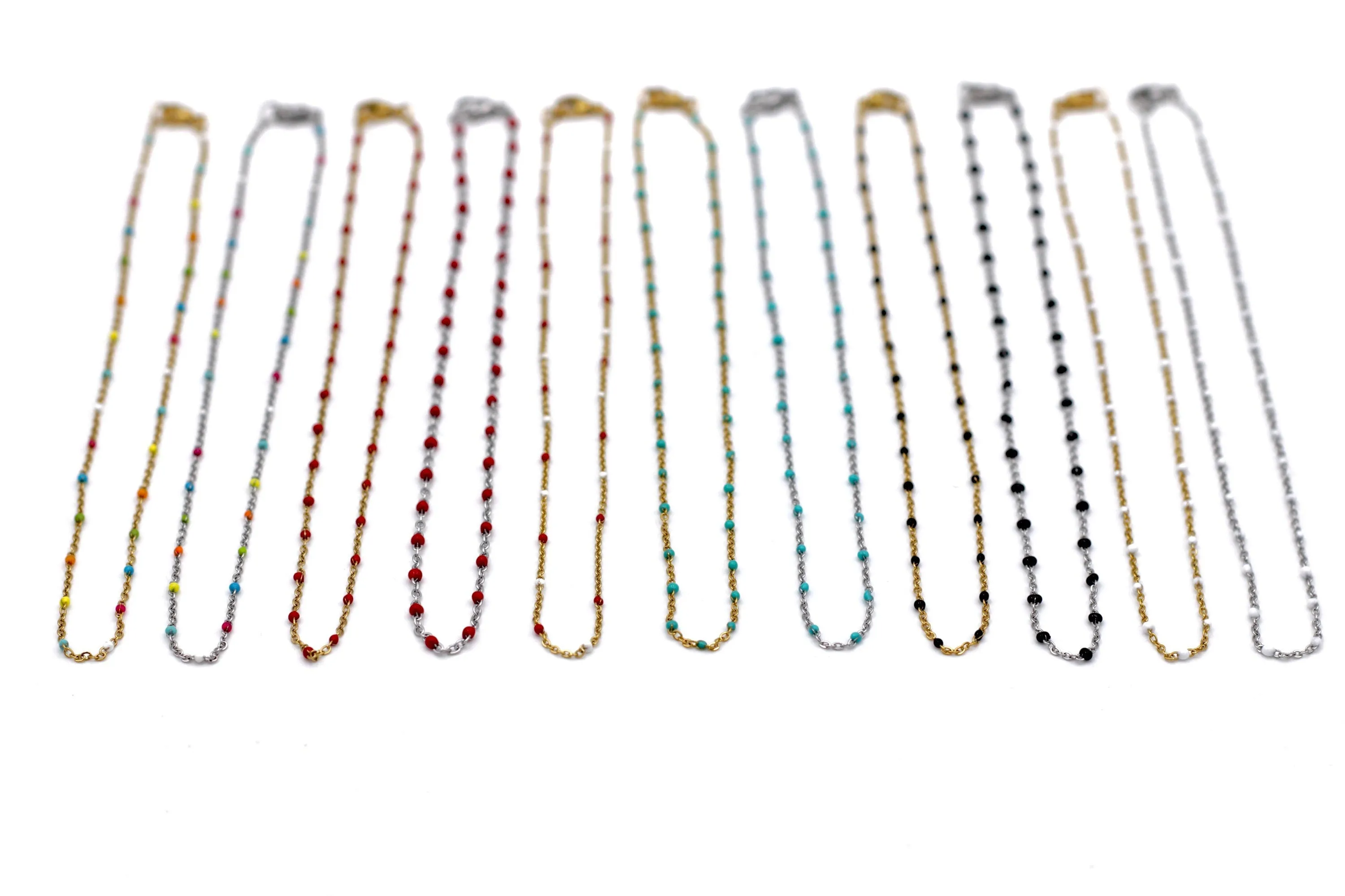 Colorful Enamel Necklace