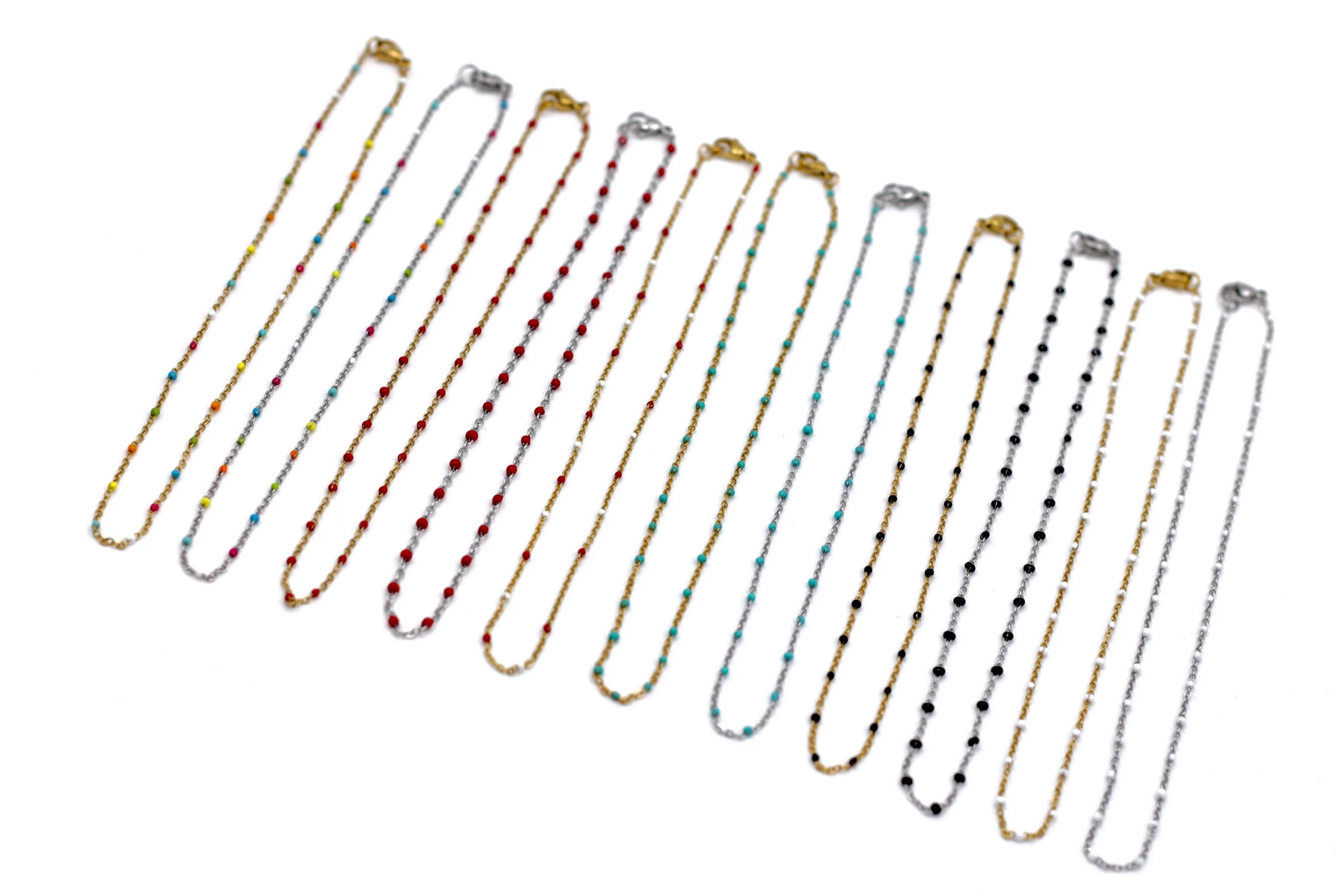 Colorful Enamel Necklace