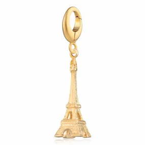 Gold Plated Eiffel Tower Charm