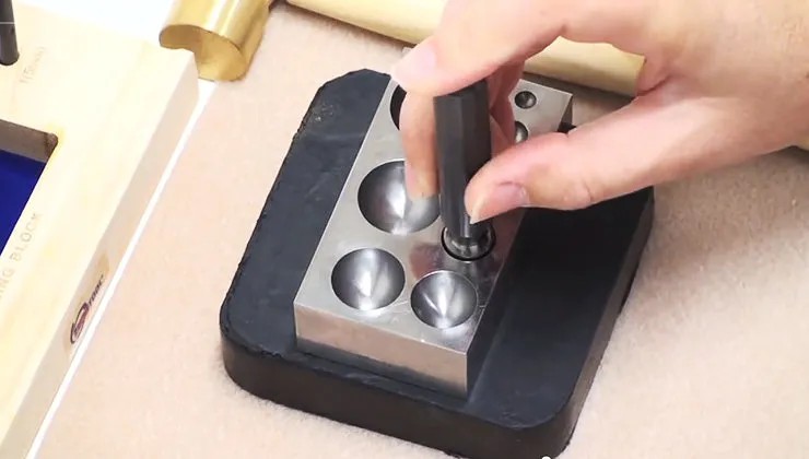How To Dap Metal For Jewelry