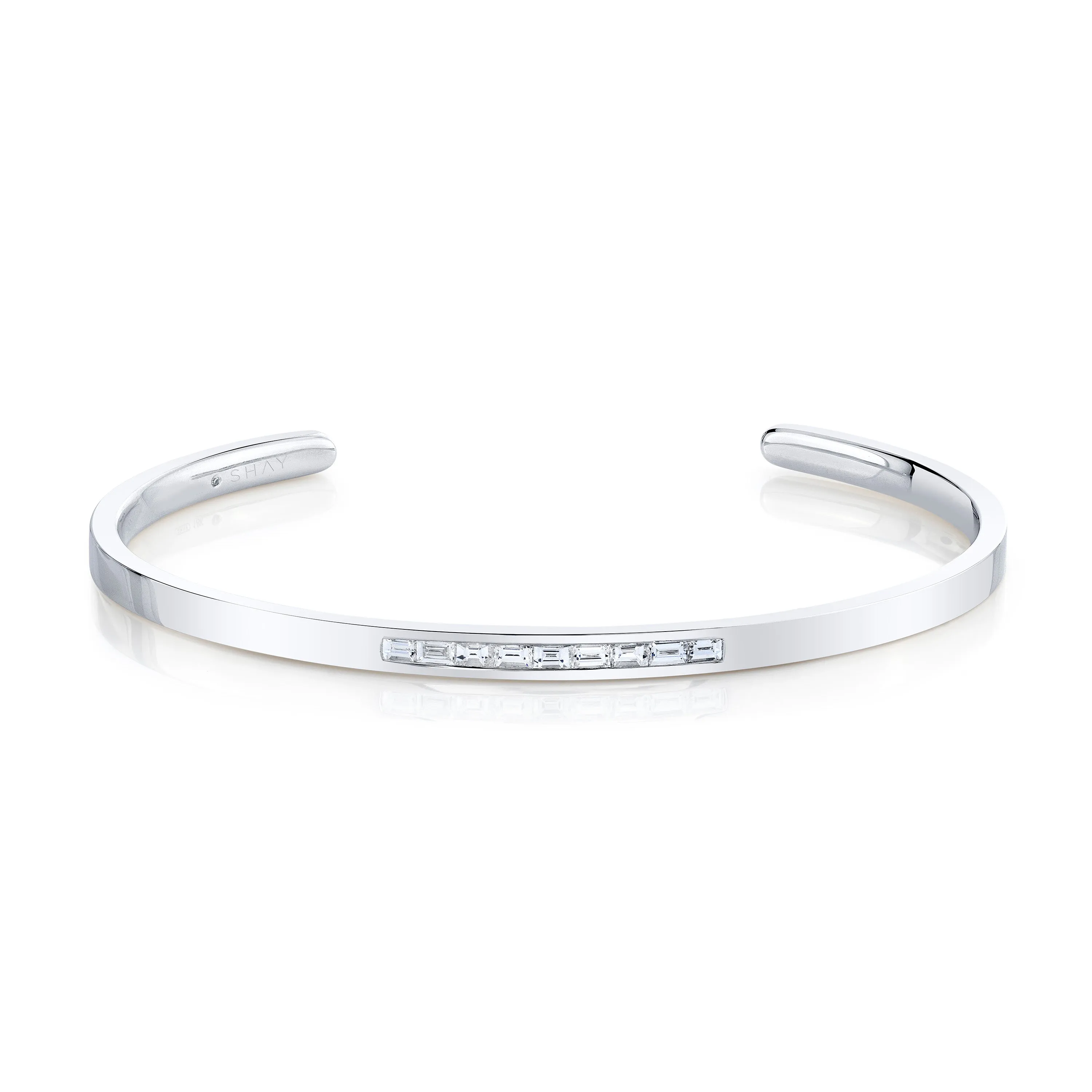 MEN'S DIAMOND BAGUETTE CENTER BANGLE