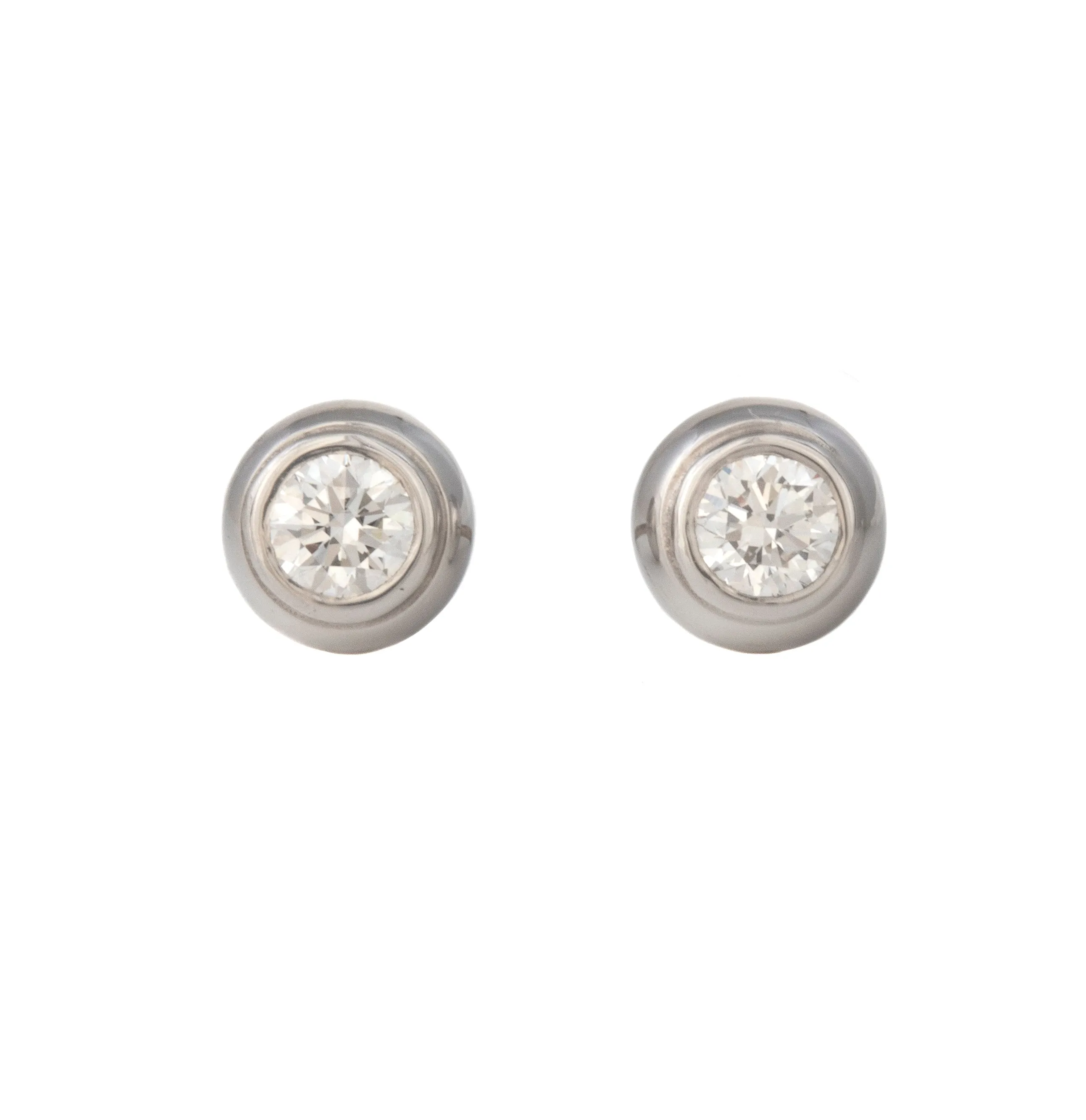 Platinum Stud Earrings