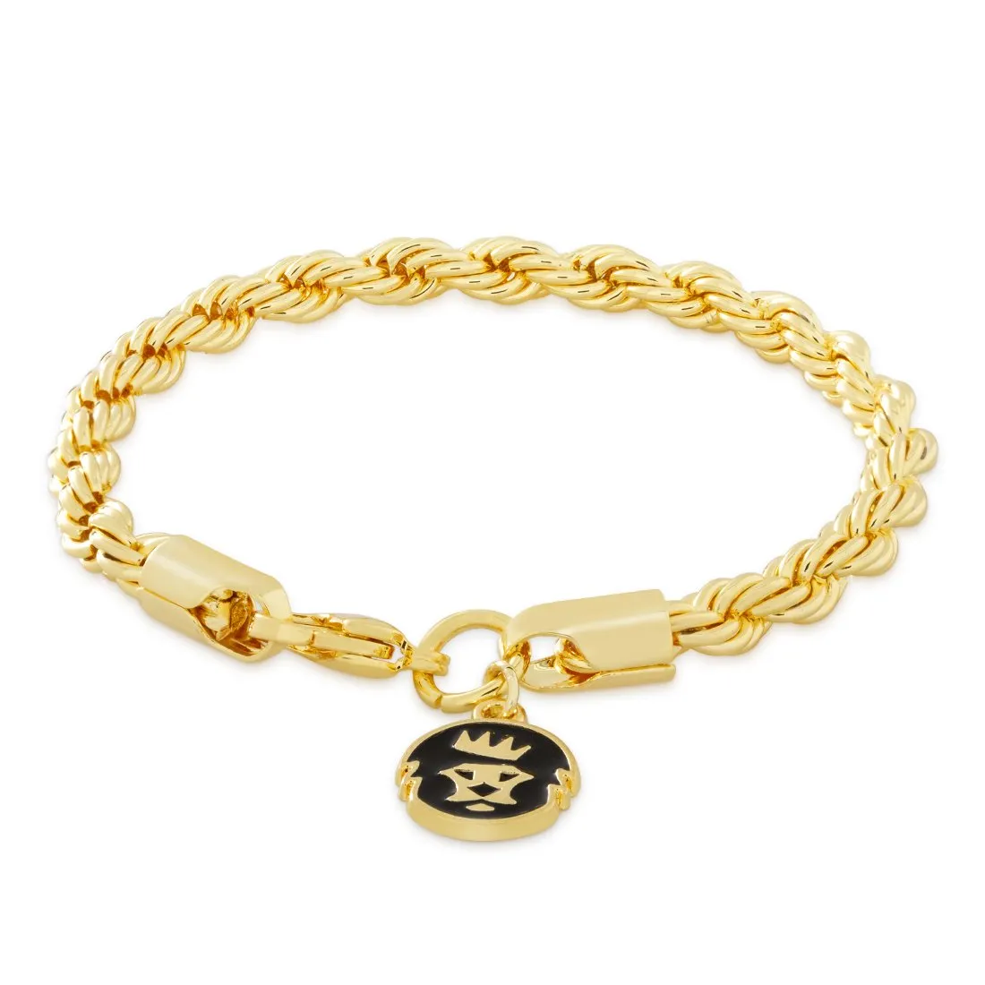Solid Gold 5mm Rope Bracelet