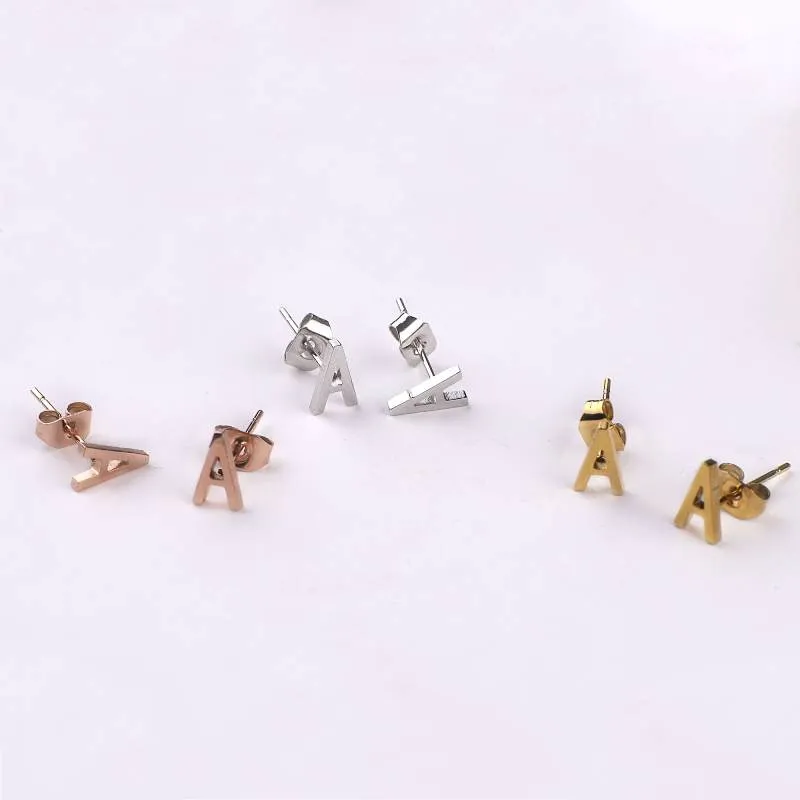 The Skinny Initial Earrings