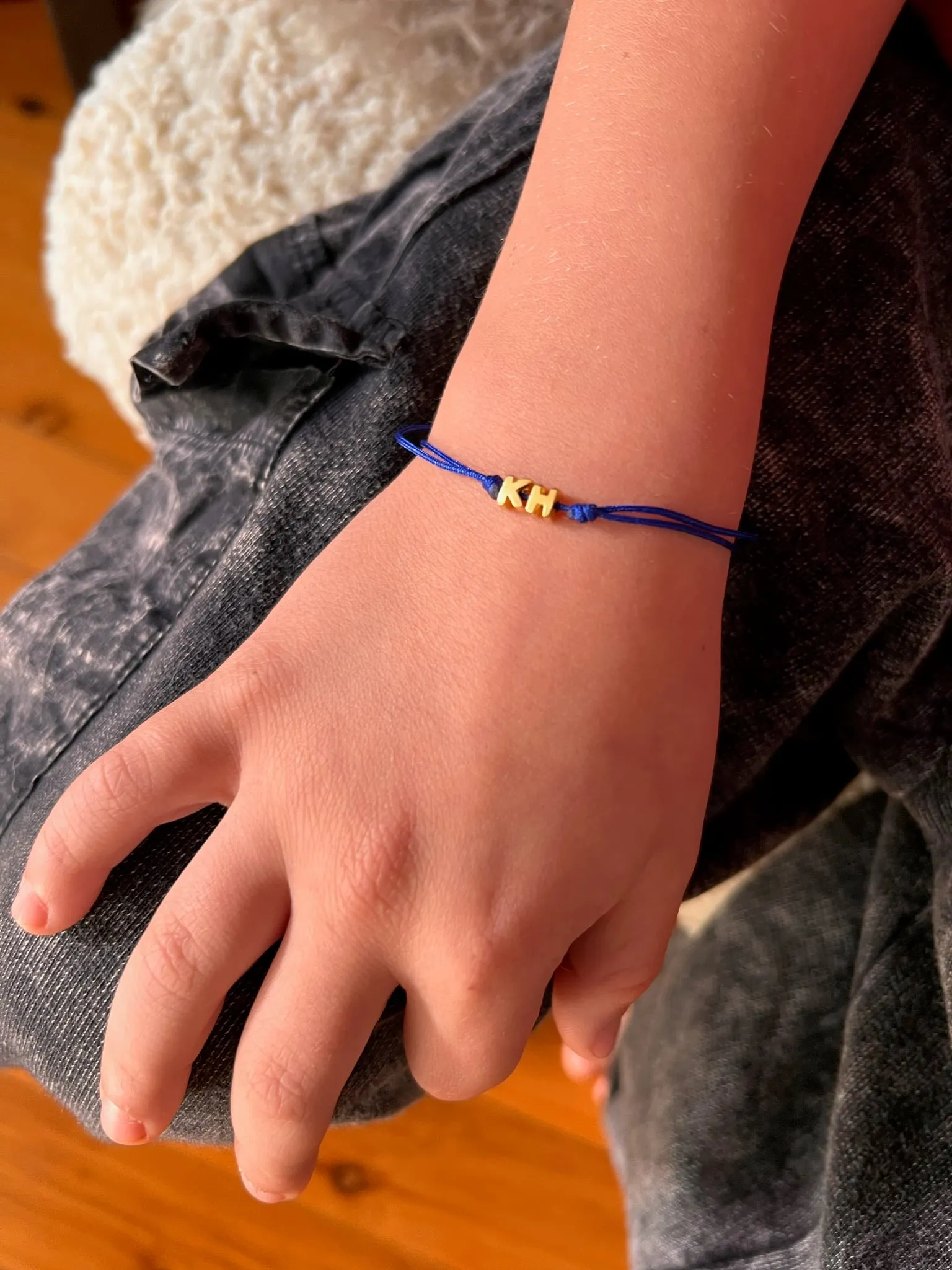 Tiny Dancer Rope Initial Bracelet